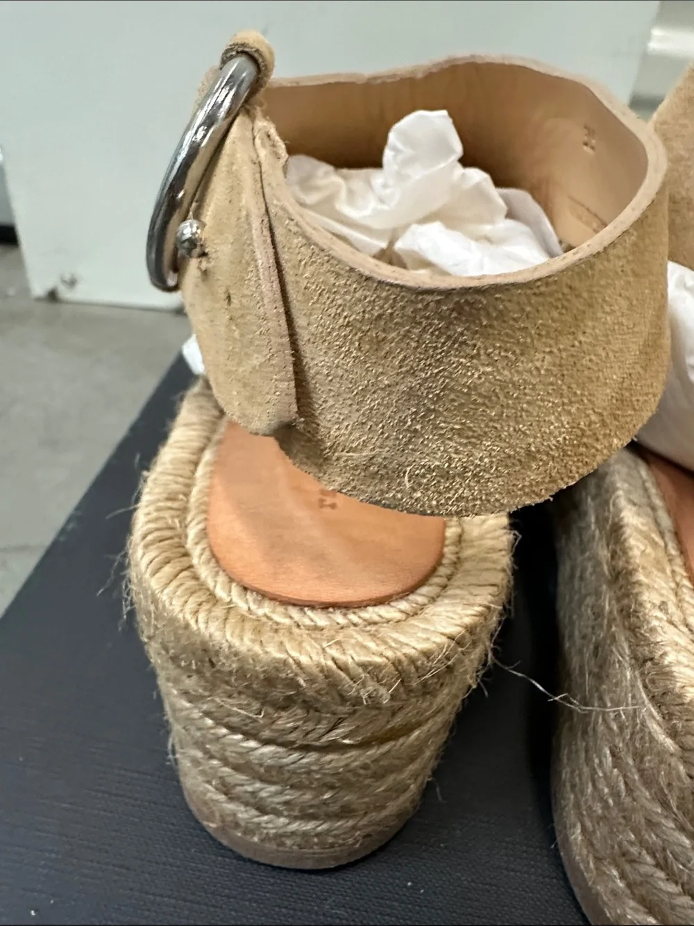 rag & bone Dune Suede Espadrille Wedge Sandals